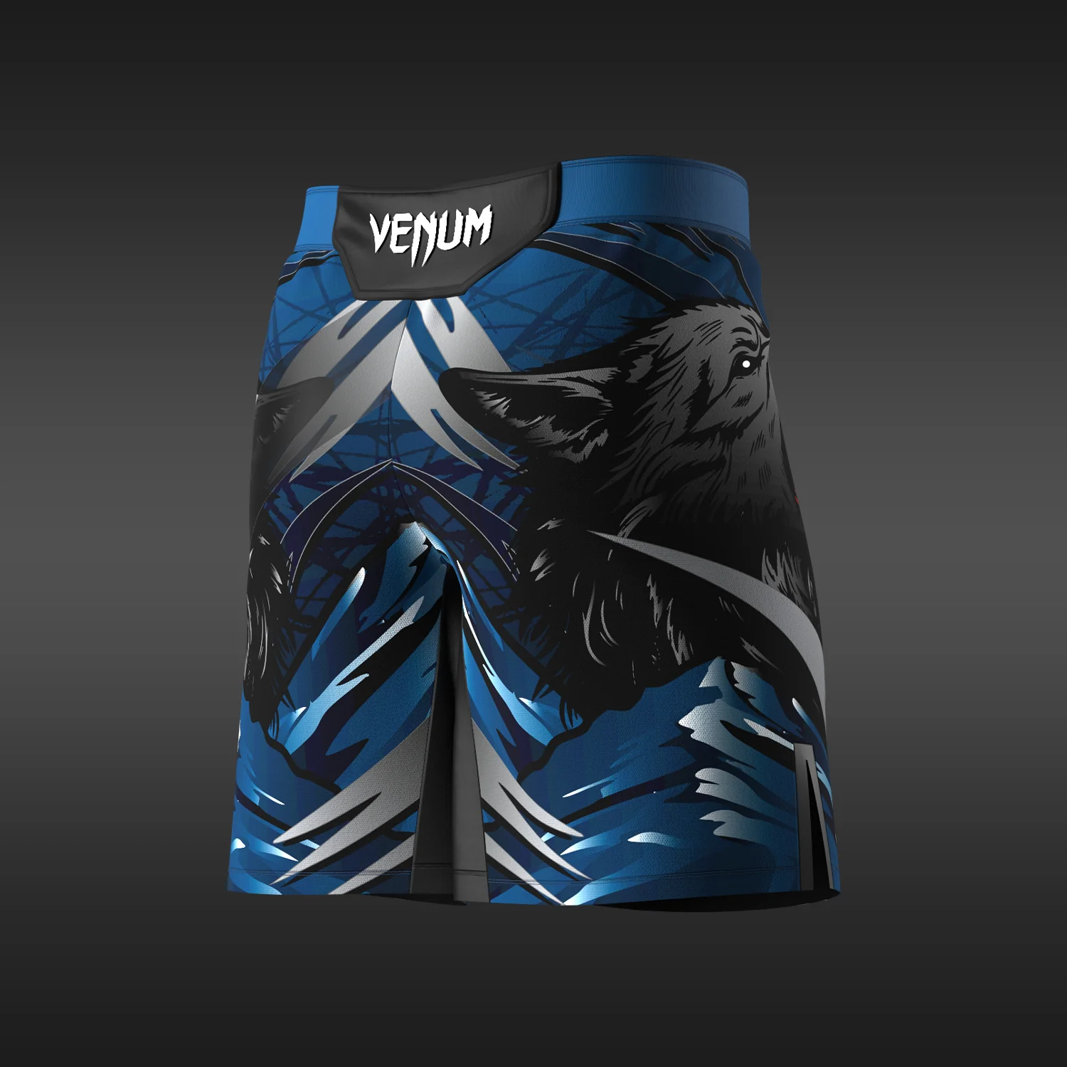 UFC Unrivaled by Venum Khamzat Chimaev Men's Long Fit Fight Short - Blue - Image 4