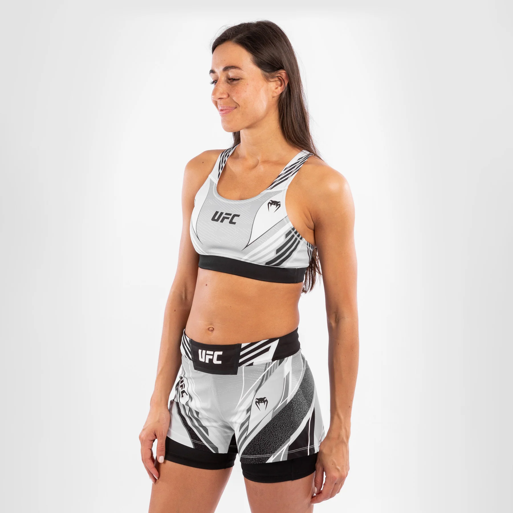 UFC Venum Authentic Fight Night Women's Sport Bra - White - Image 3
