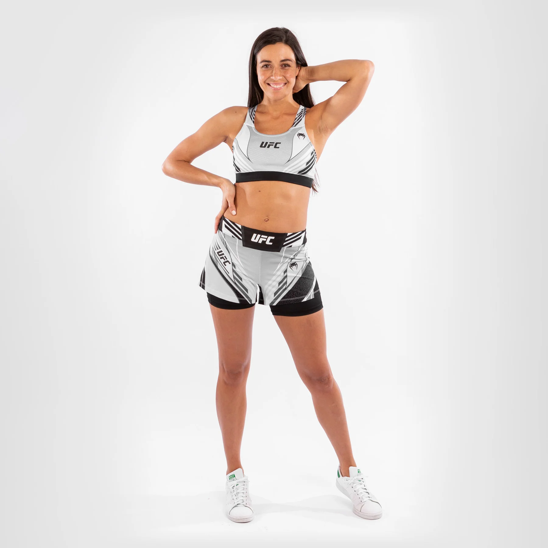 UFC Venum Authentic Fight Night Women's Sport Bra - White - Image 7