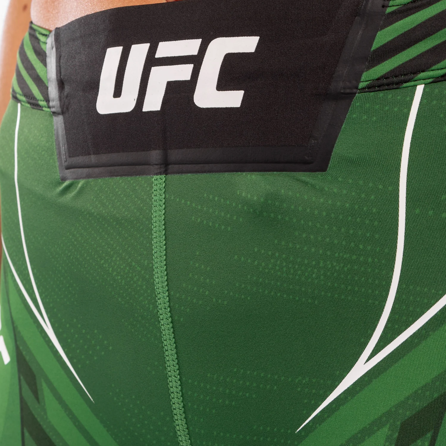 UFC Venum Authentic Fight Night Women's Vale Tudo Shorts - Short Fit - Green - Image 5