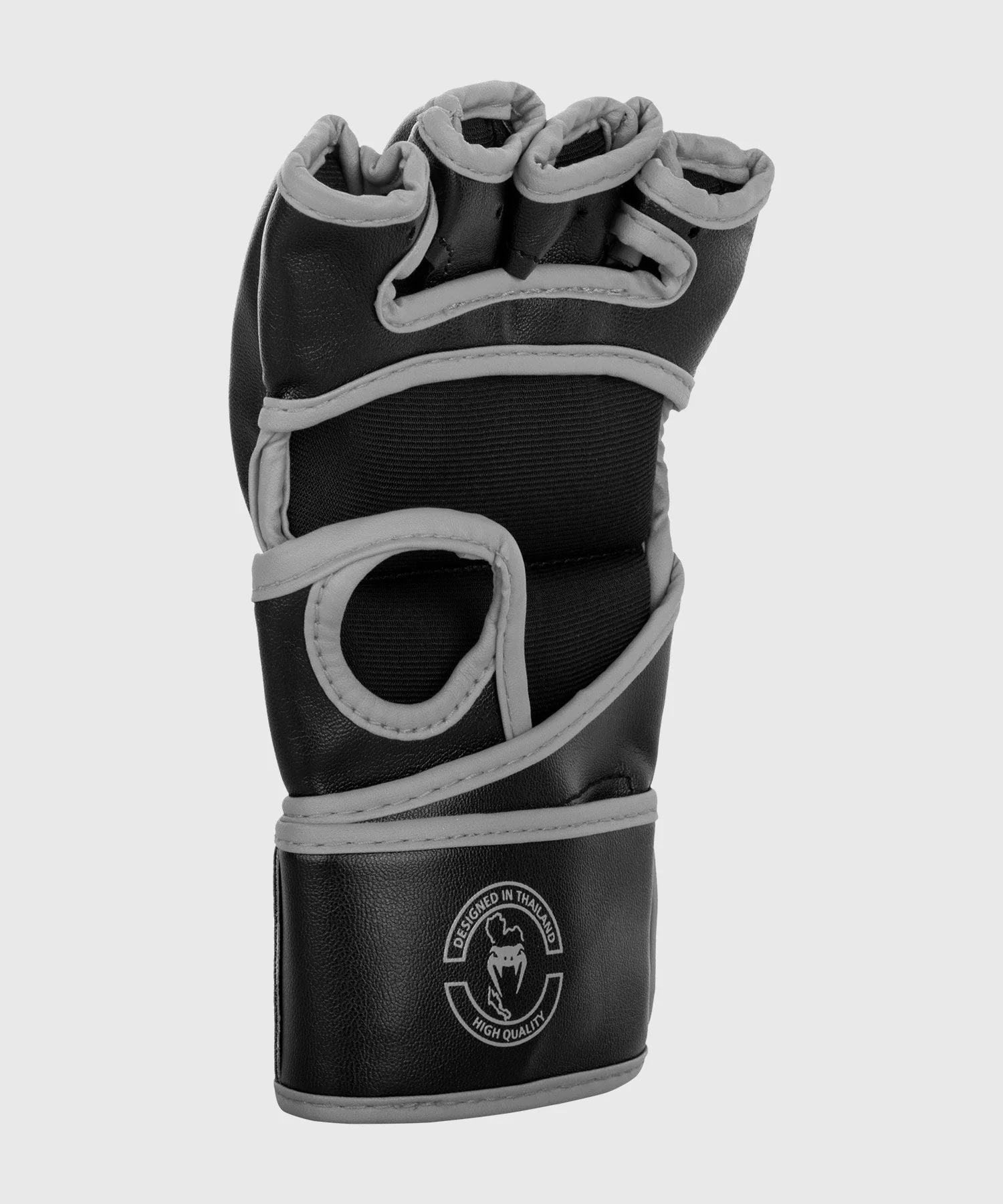 Venum Challenger MMA Gloves - Without Thumb - Black/Grey - Image 3
