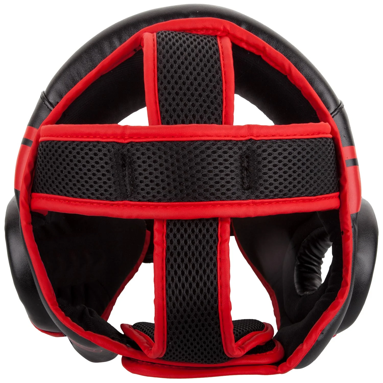 Venum Challenger Open Face Headgear - Black/Red - Image 6