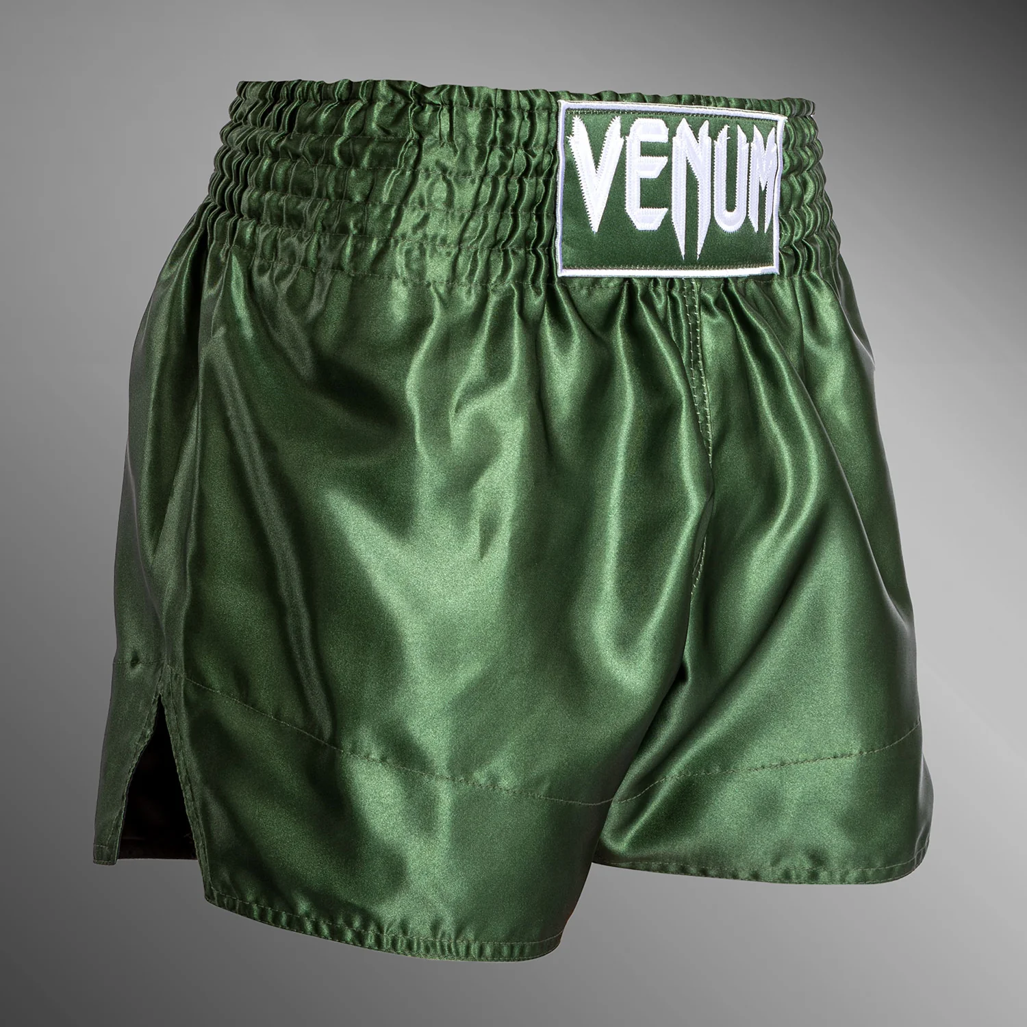 Venum Classic Muay Thaï Short Khaki/White - Image 3