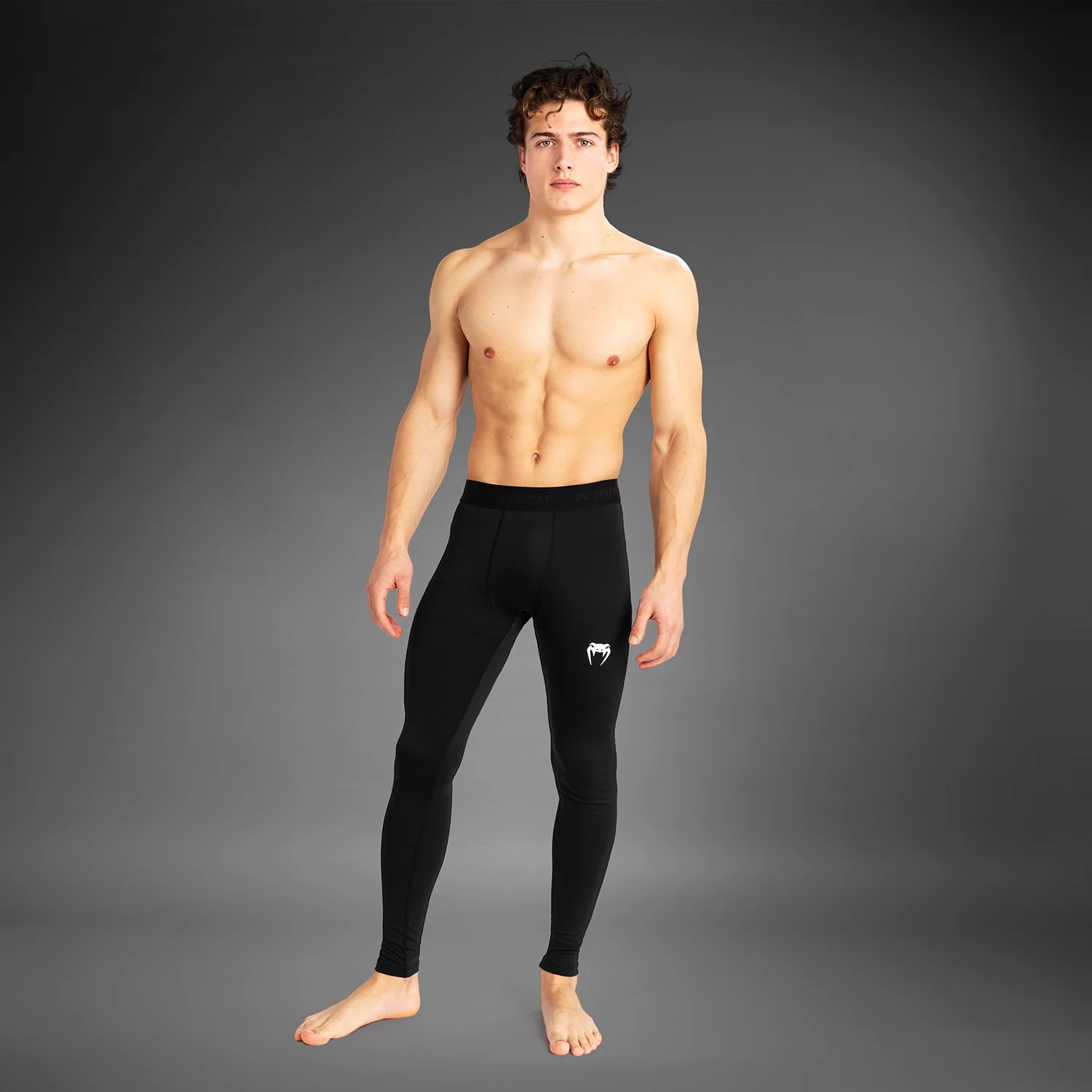 Venum Contender Men’s Spats - Black/White - Image 3