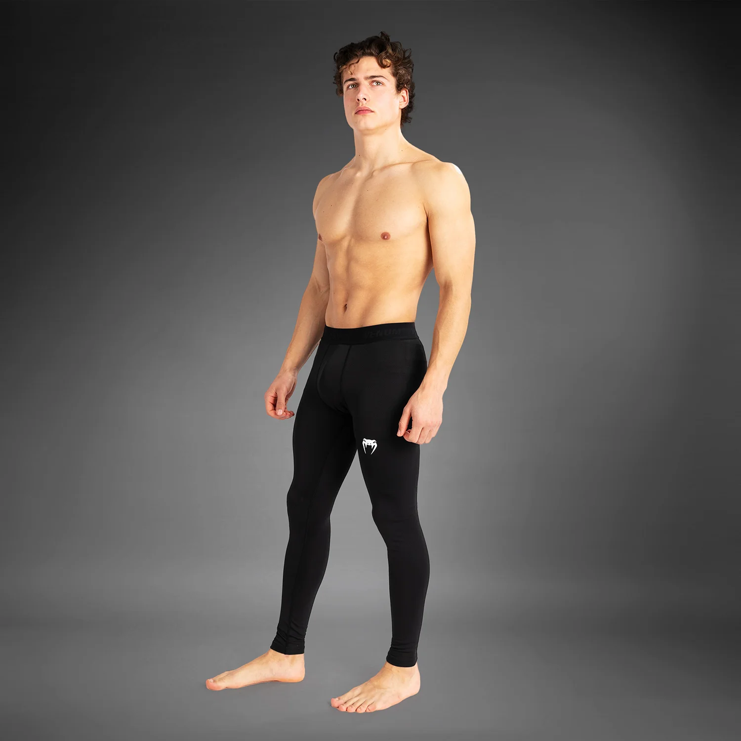 Venum Contender Men’s Spats - Black/White - Image 4