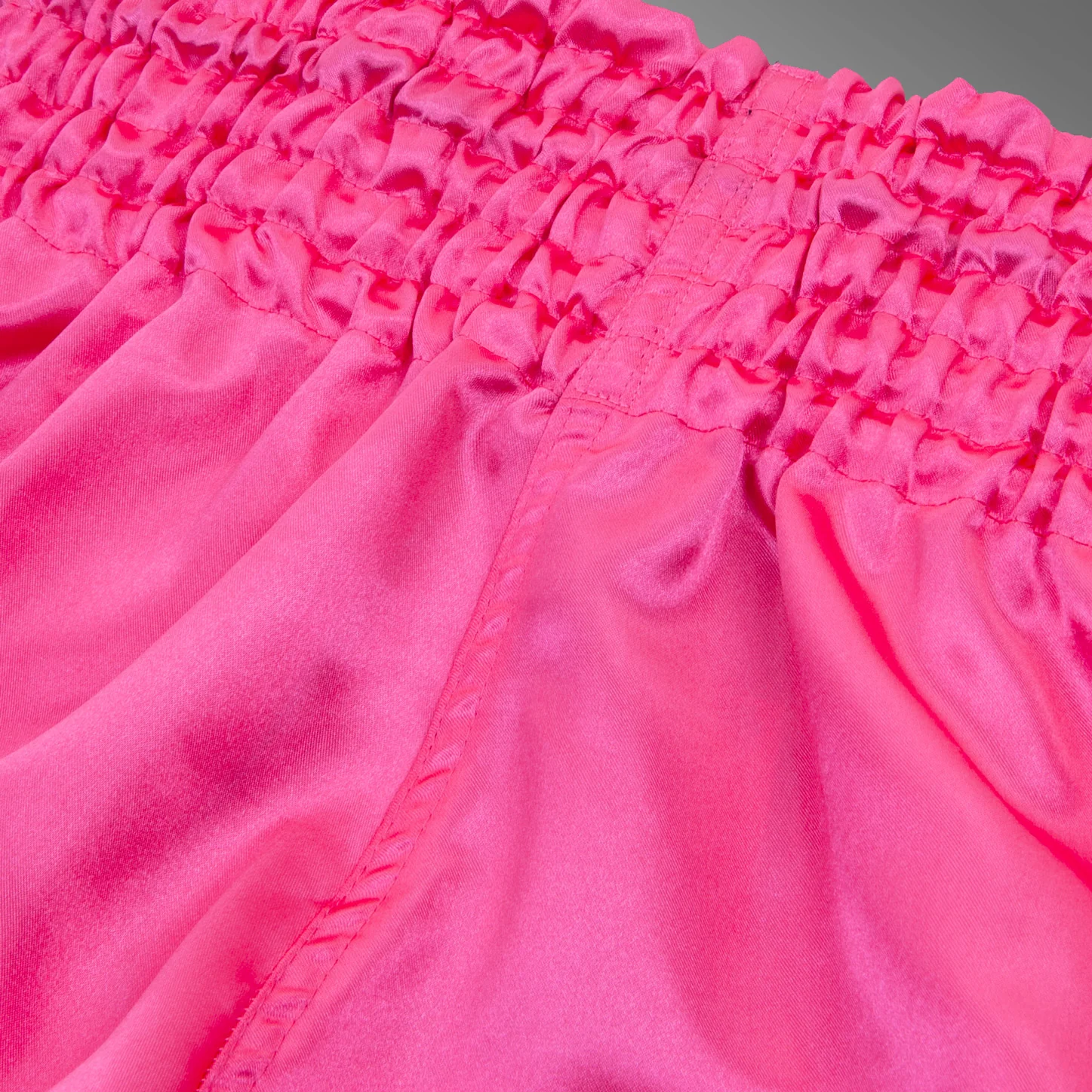 Venum Classic Muay Thai Short - Pink/White - Image 3