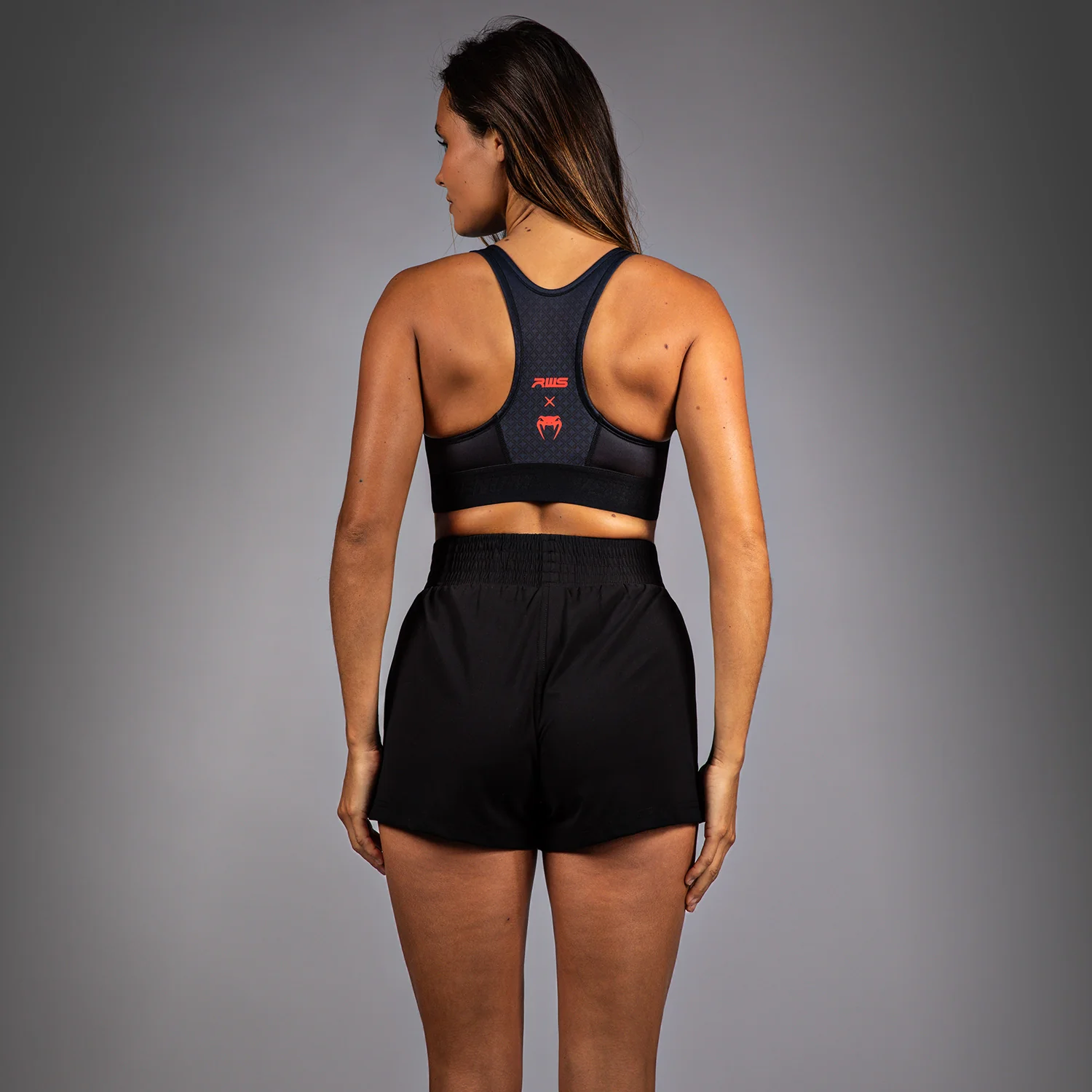 Venum x RWS 2.0 Women’s Sports Bra - Black/Red - Image 3