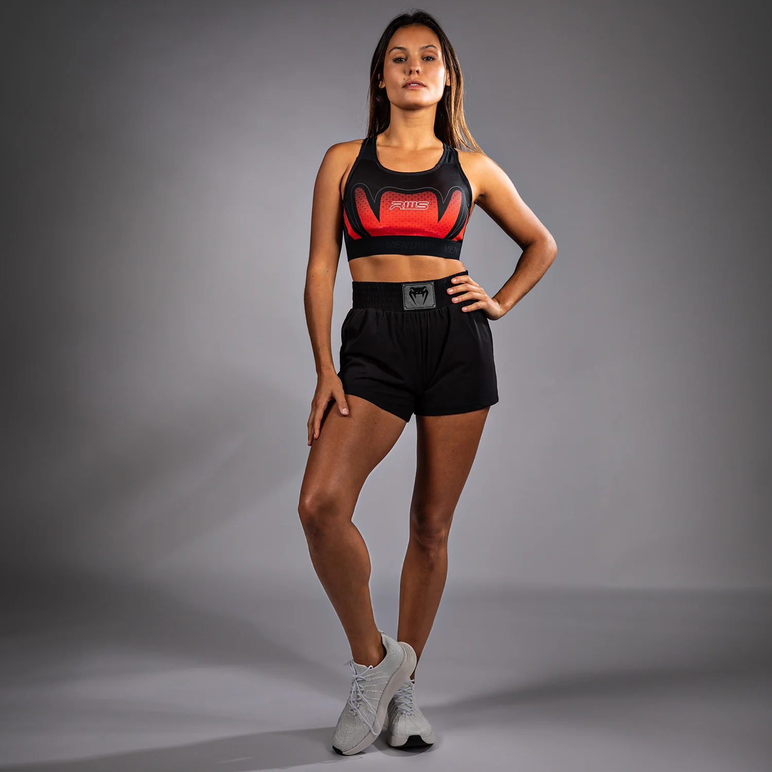 Venum x RWS 2.0 Women’s Sports Bra - Black/Red - Image 4