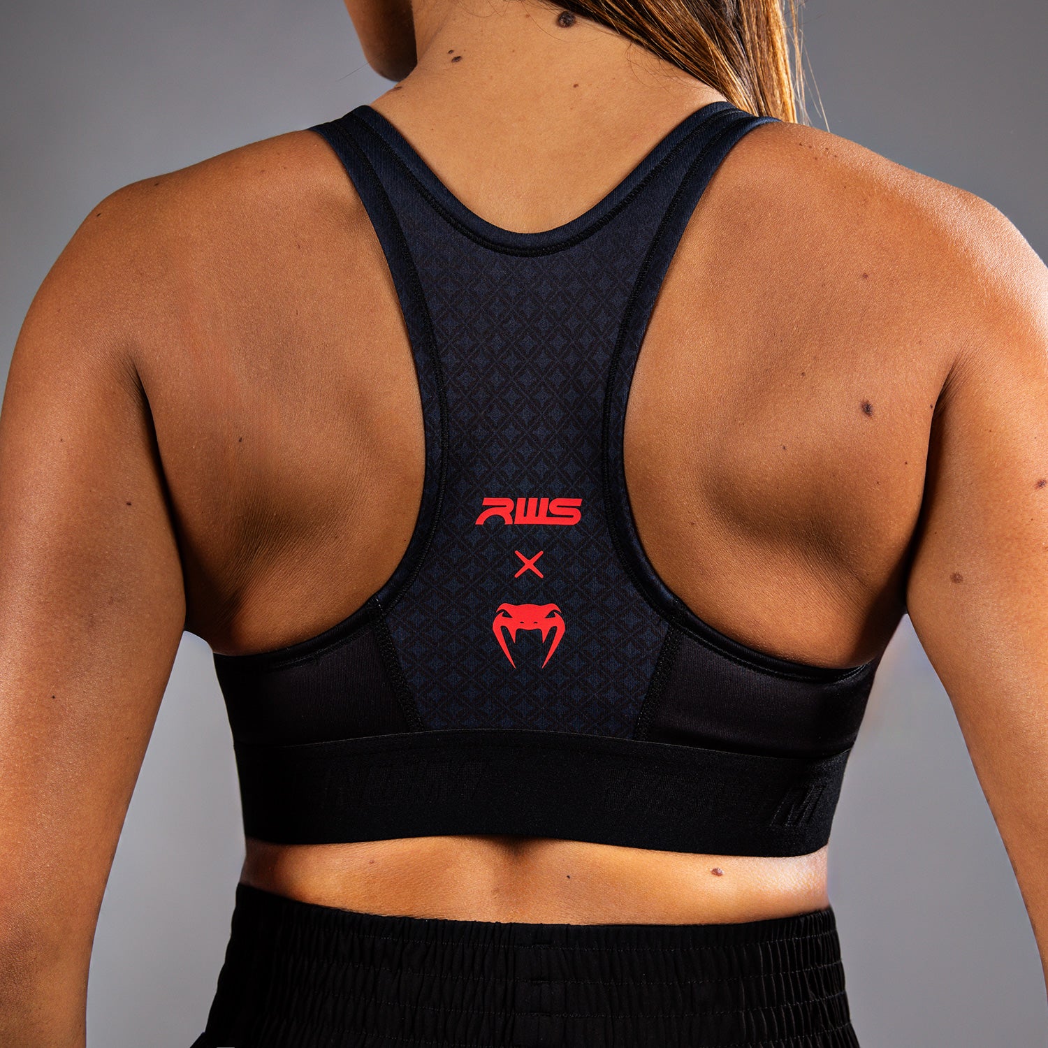 Venum x RWS 2.0 Women’s Sports Bra - Black/Red - Image 6