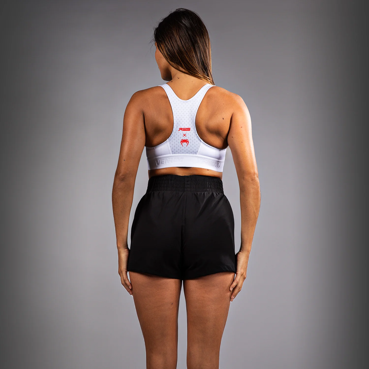 Venum x RWS 2.0 Women’s Sports Bra - White/Red - Image 3