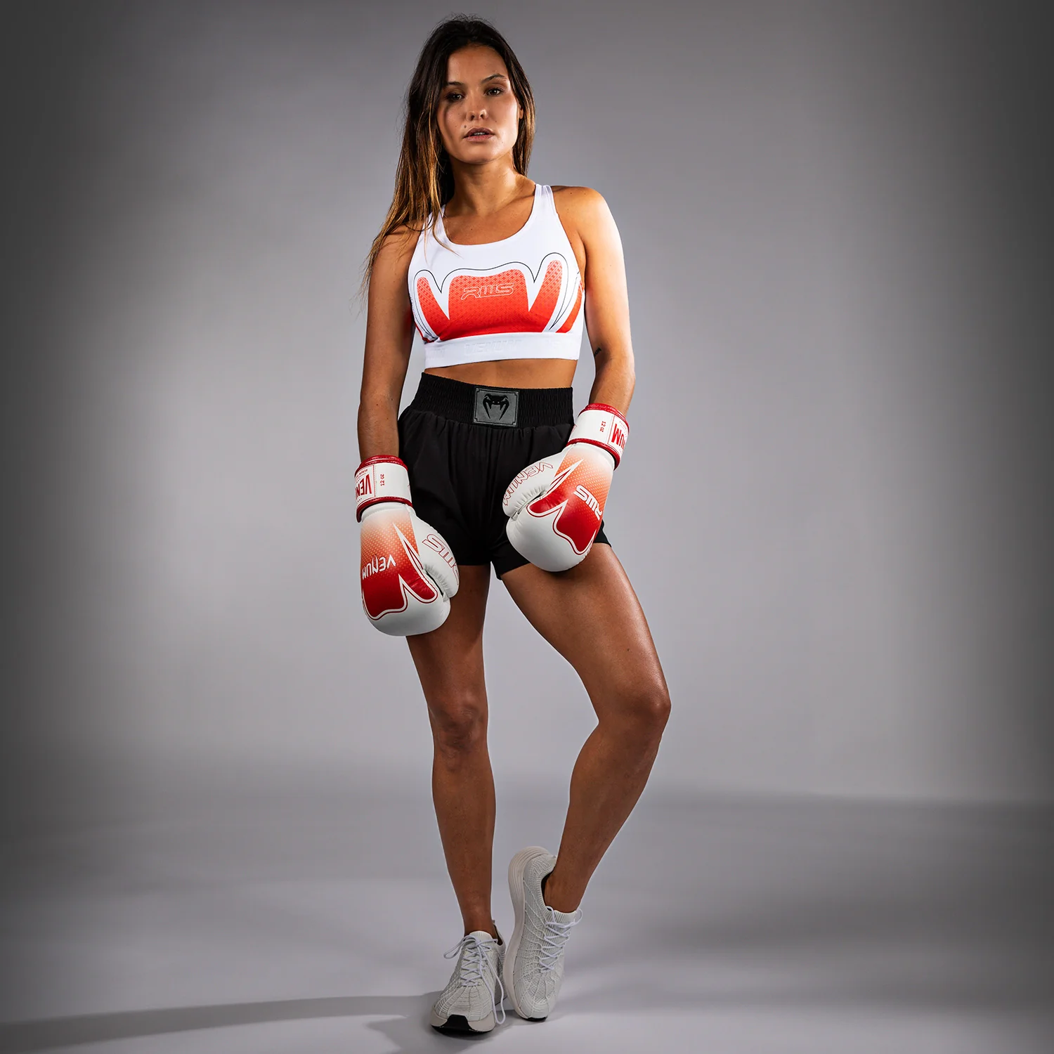 Venum x RWS 2.0 Women’s Sports Bra - White/Red - Image 6